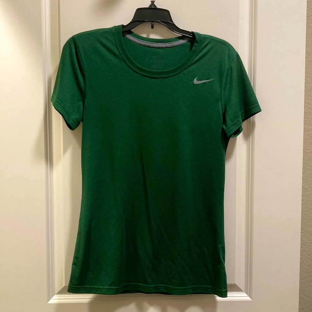 Nike Women's Legend Short Sleeve Shirt (dark green), like new